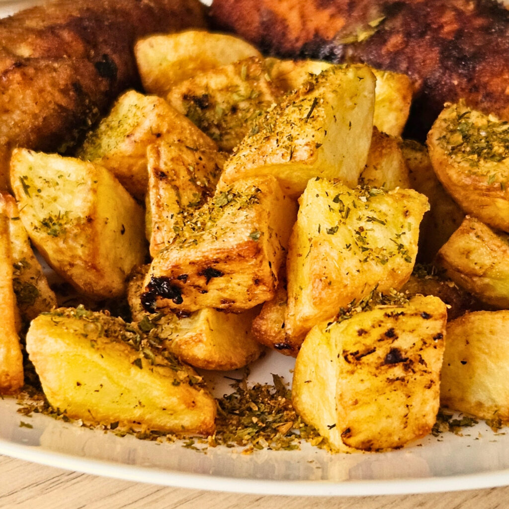 Ziemniaki w cząstkach z airfryera